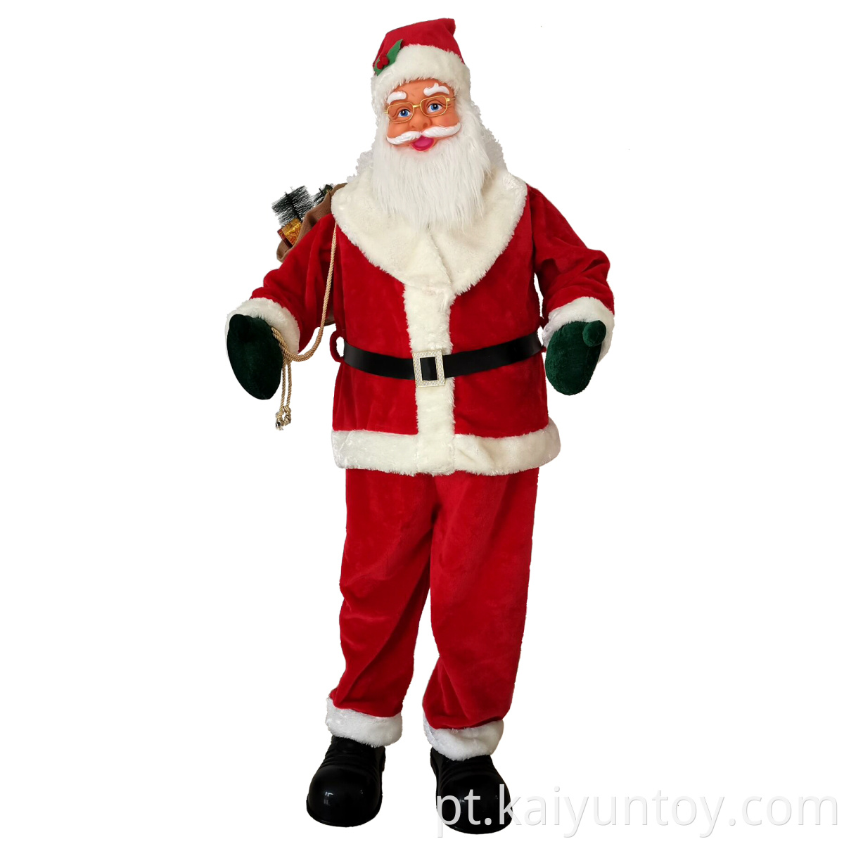 Santa Claus With Gift Bag